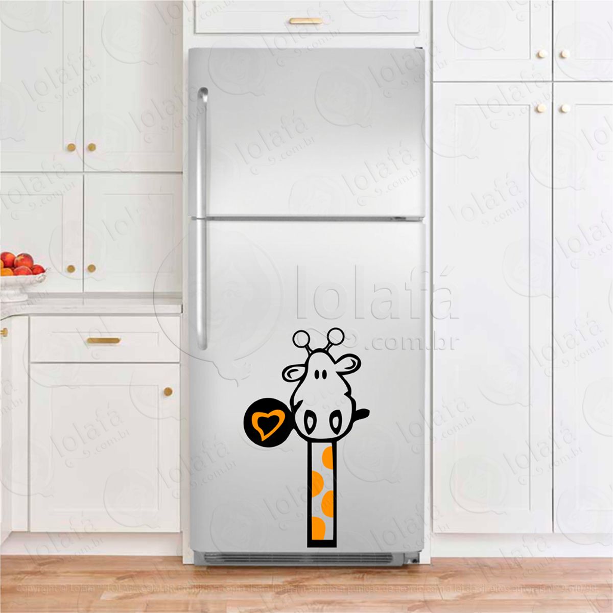Girafa Adesivos Geladeira Mod:98