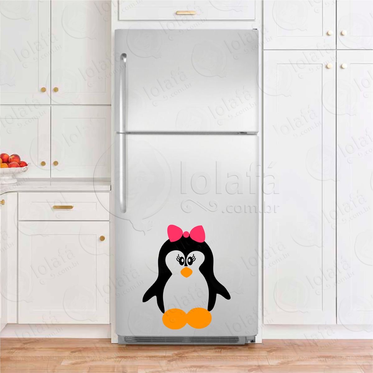 Pinguim Adesivo Geladeira Mod:107