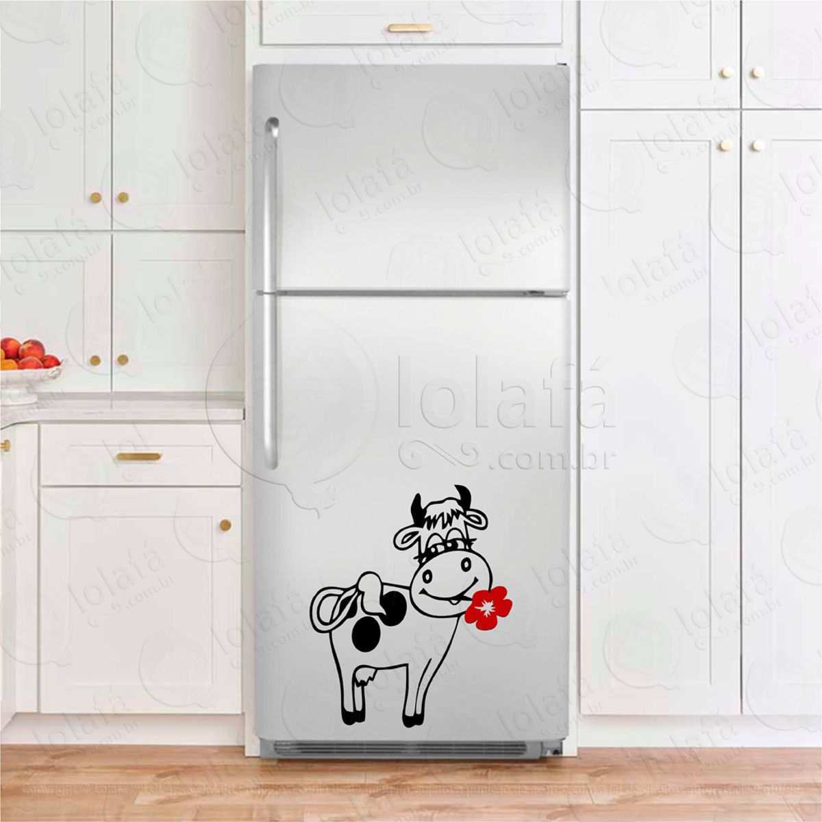 Vaca Adesivos Para Geladeira Mod:112