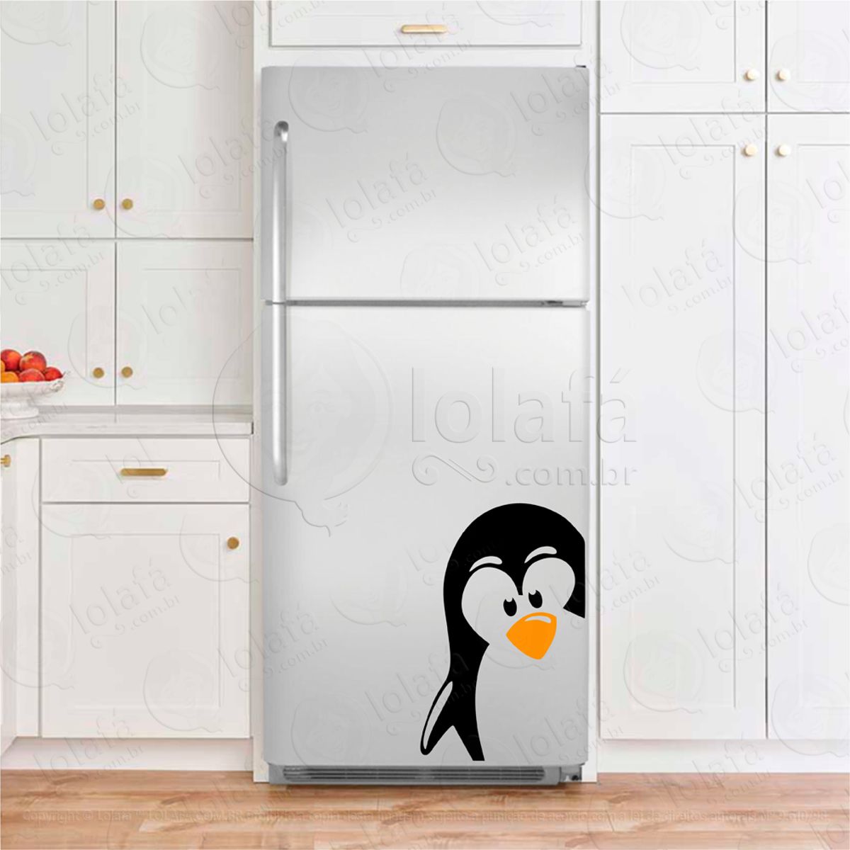 Pinguim Adesivo De Geladeira Mod:114