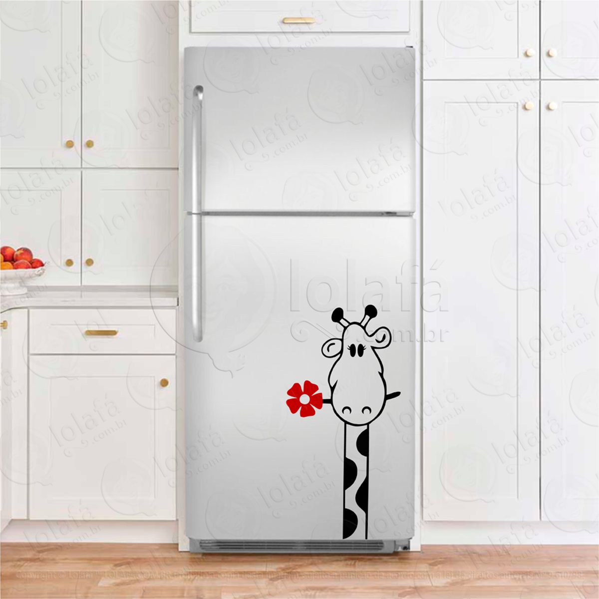 Girafa Adesivo De Geladeira Mod:124
