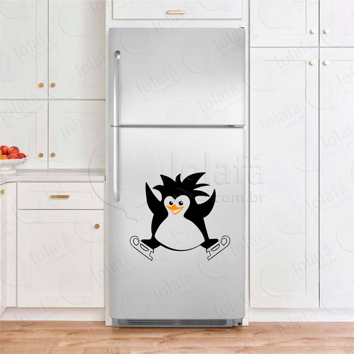 Pinguim Adesivos Geladeira Mod:128