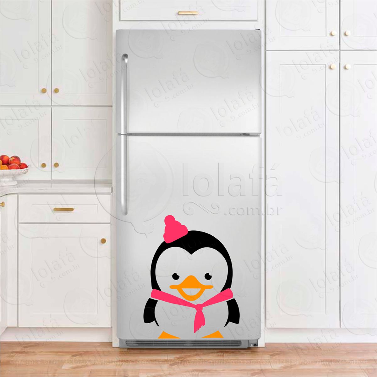 Pinguim Adesivo Para Geladeiras Mod:131