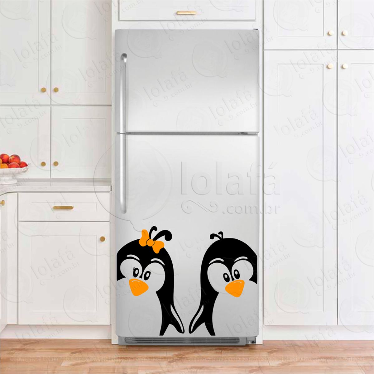 Pinguins Adesivos De Geladeira Mod:135