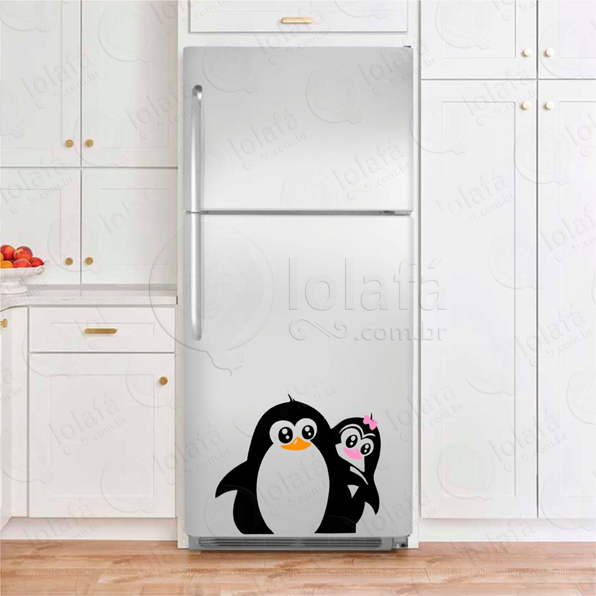 Pinguins Adesivo Geladeira Mod:137