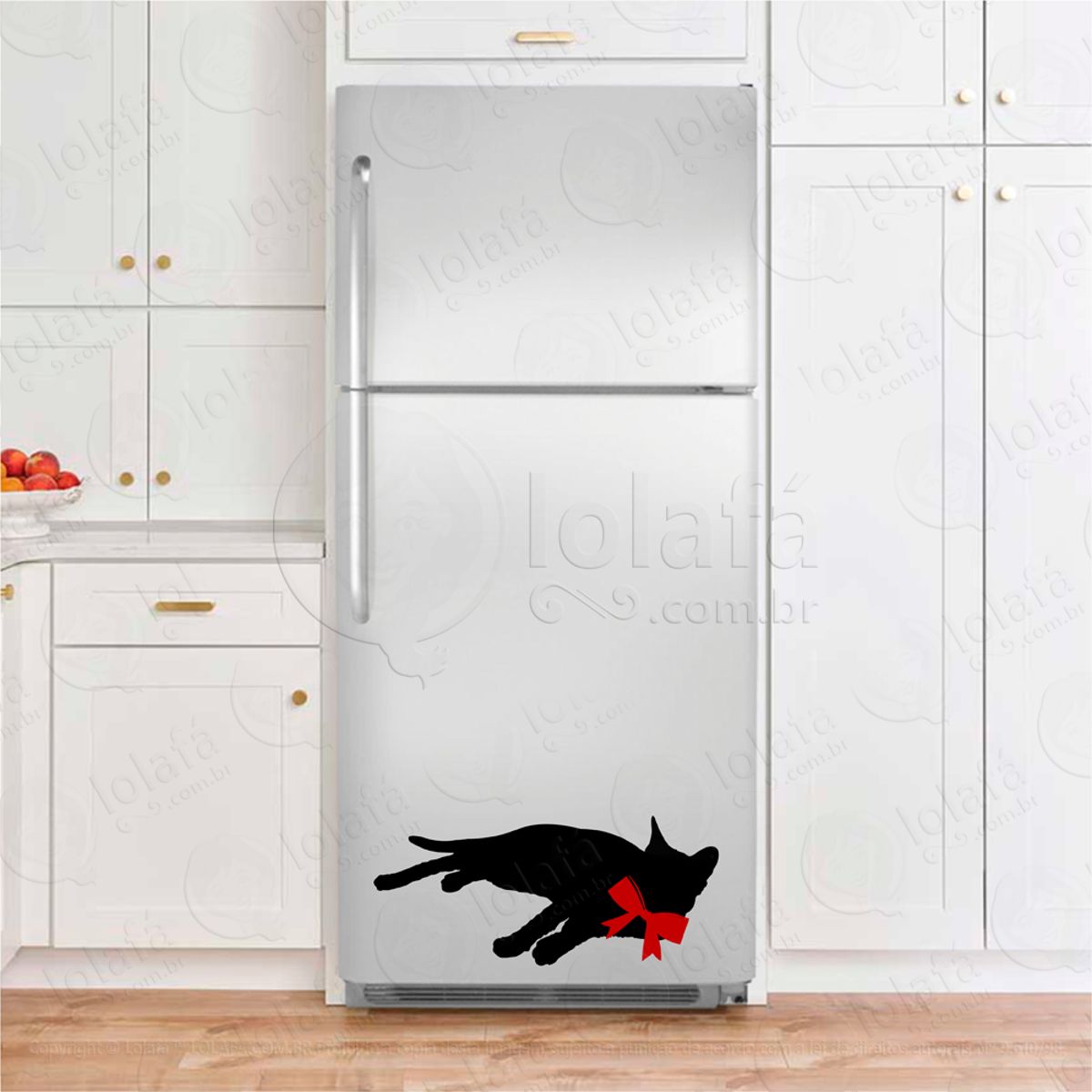 Gato Adesivos Geladeira Mod:148