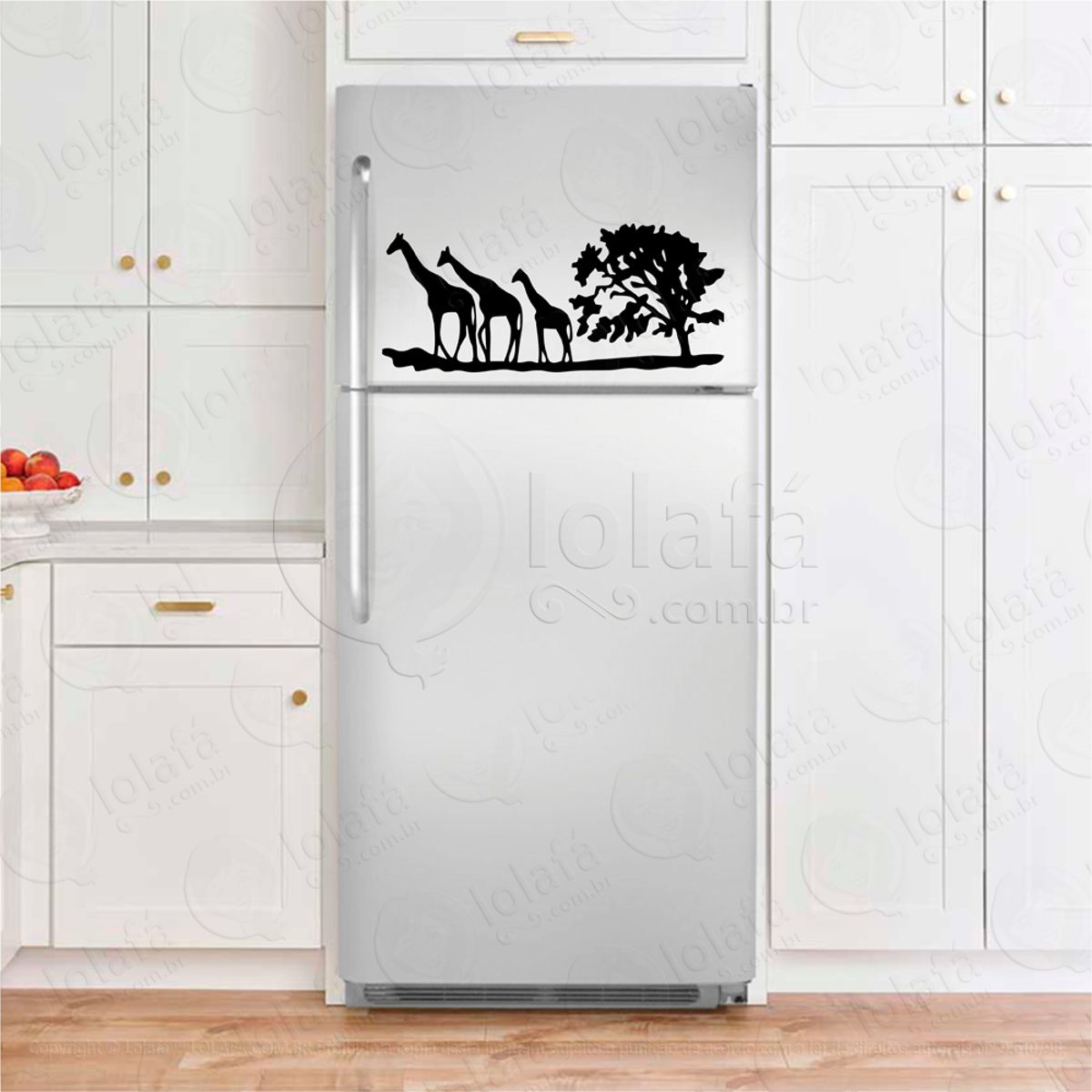 Girafas na Savana Adesivos De Geladeiras Mod:166