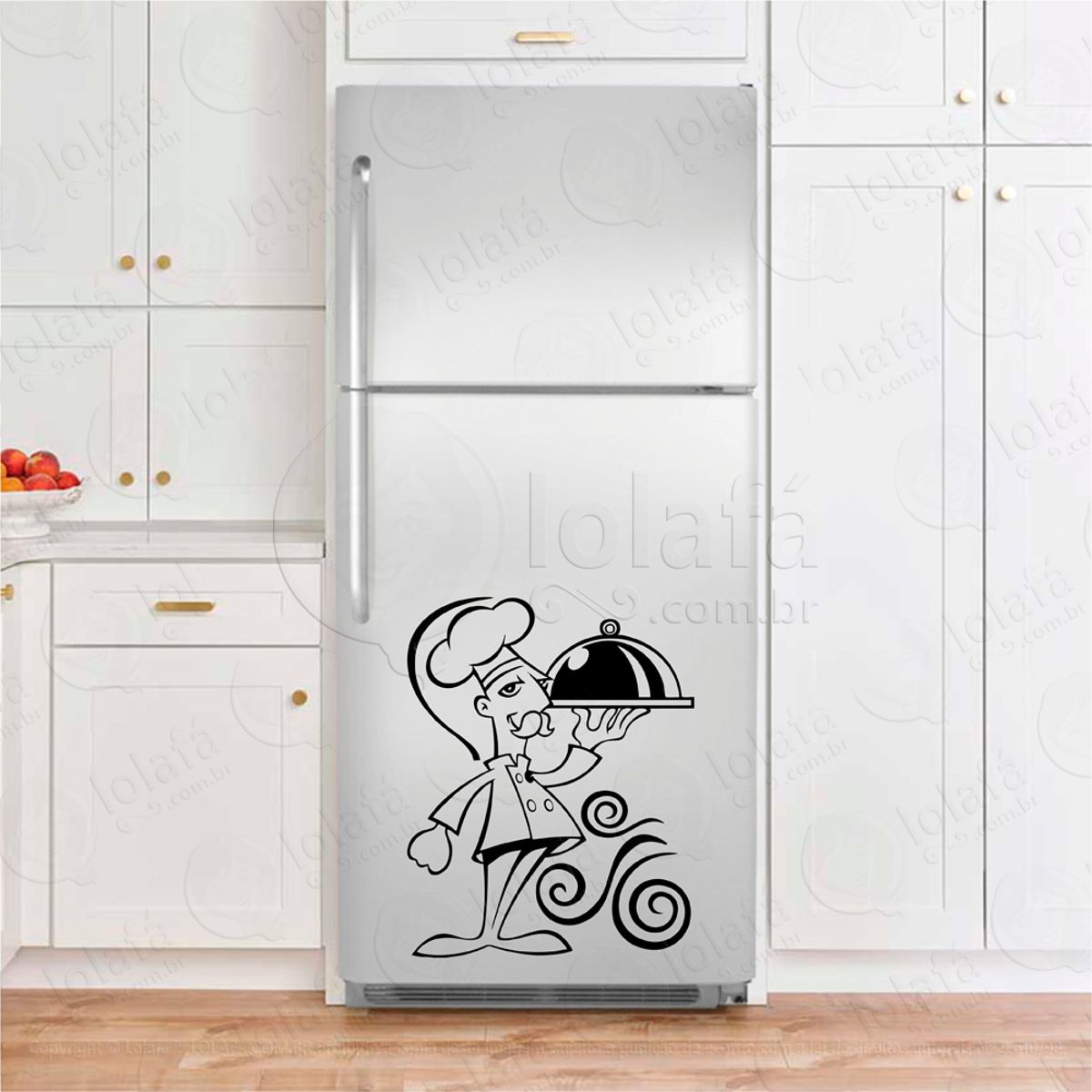 Cozinheiro Adesivos Geladeiras Mod:169