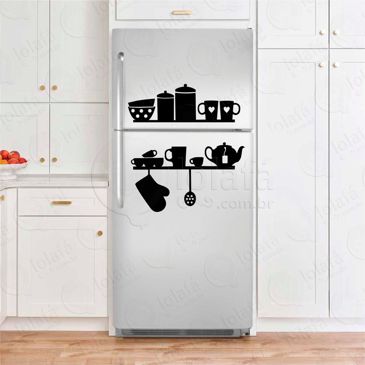 Prateleiras de Cozinha Adesivos Para Geladeiras Mod:173