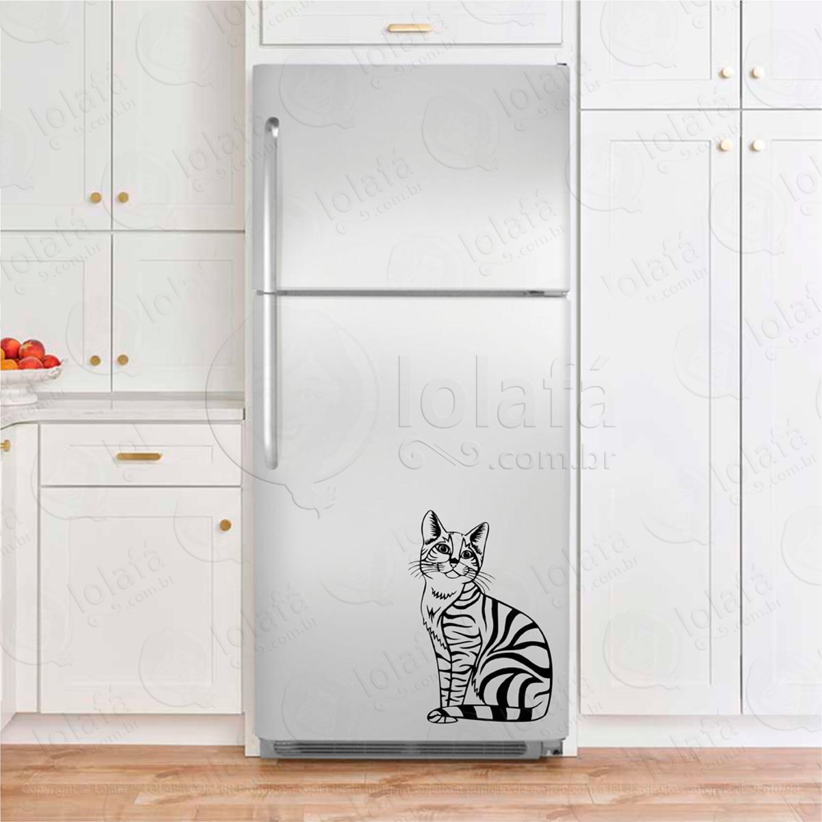 Gato Adesivos De Geladeira Mod:185