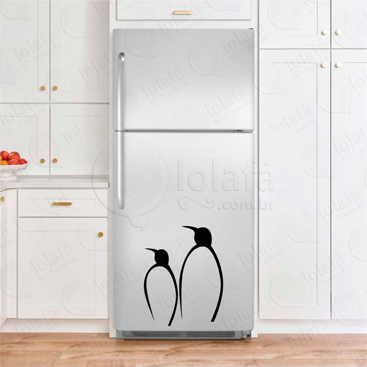 Pinguins Adesivo De Geladeira Mod:194