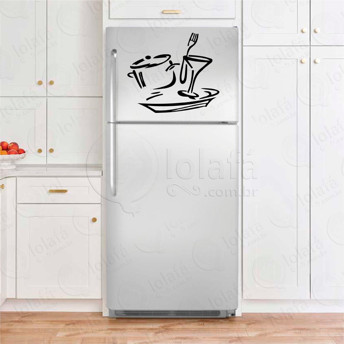 Panela e Louças de Cozinha Adesivos De Geladeira Mod:195