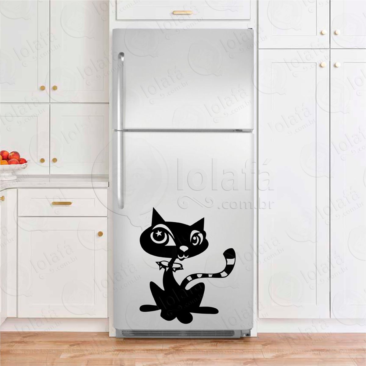 Gato Adesivos De Geladeiras Mod:196