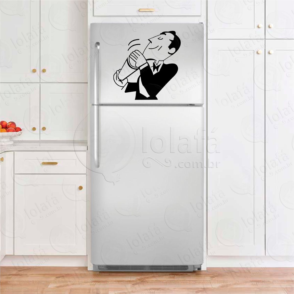 Barman Adesivo Geladeira Mod:197