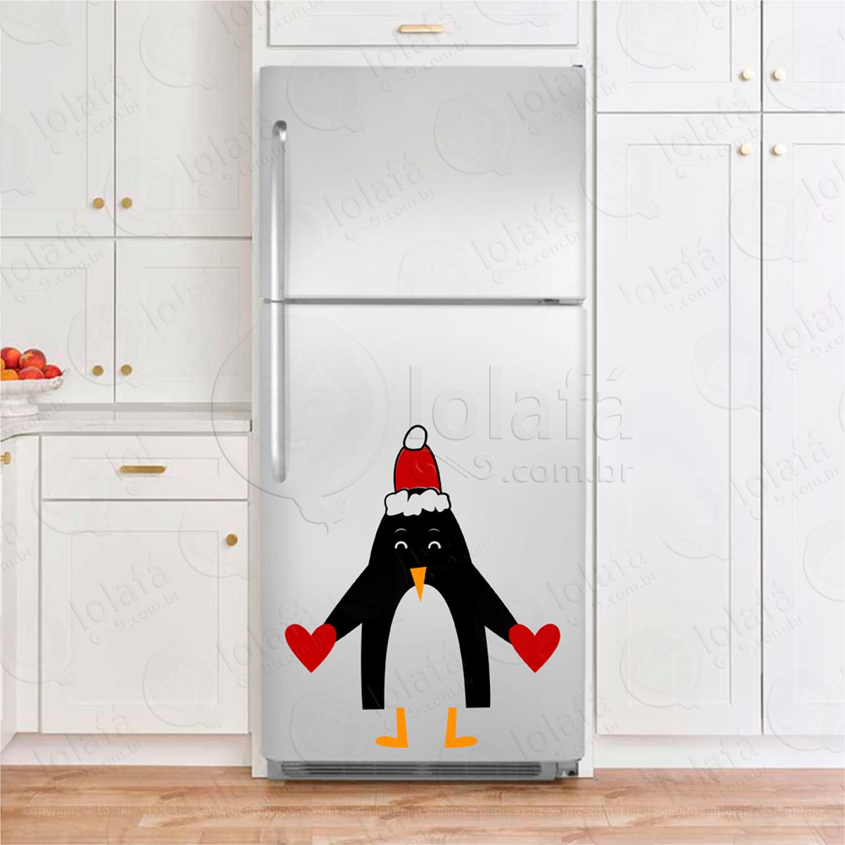 Pinguim de Natal Adesivos Geladeiras Mod:209