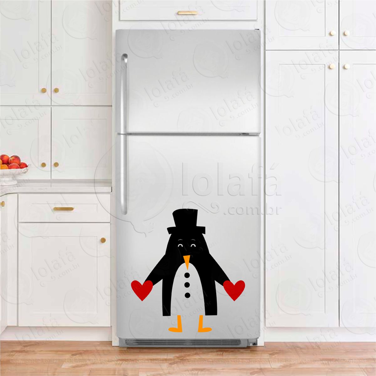 Pinguim Adesivo Para Geladeira Mod:210