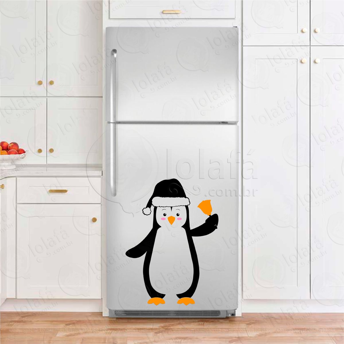 Pinguim de Natal Adesivos De Geladeiras Mod:216
