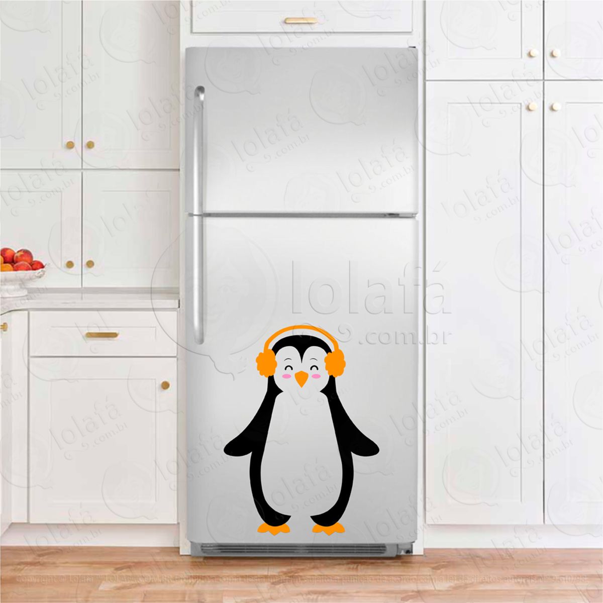 Pinguim Adesivo Geladeira Mod:217