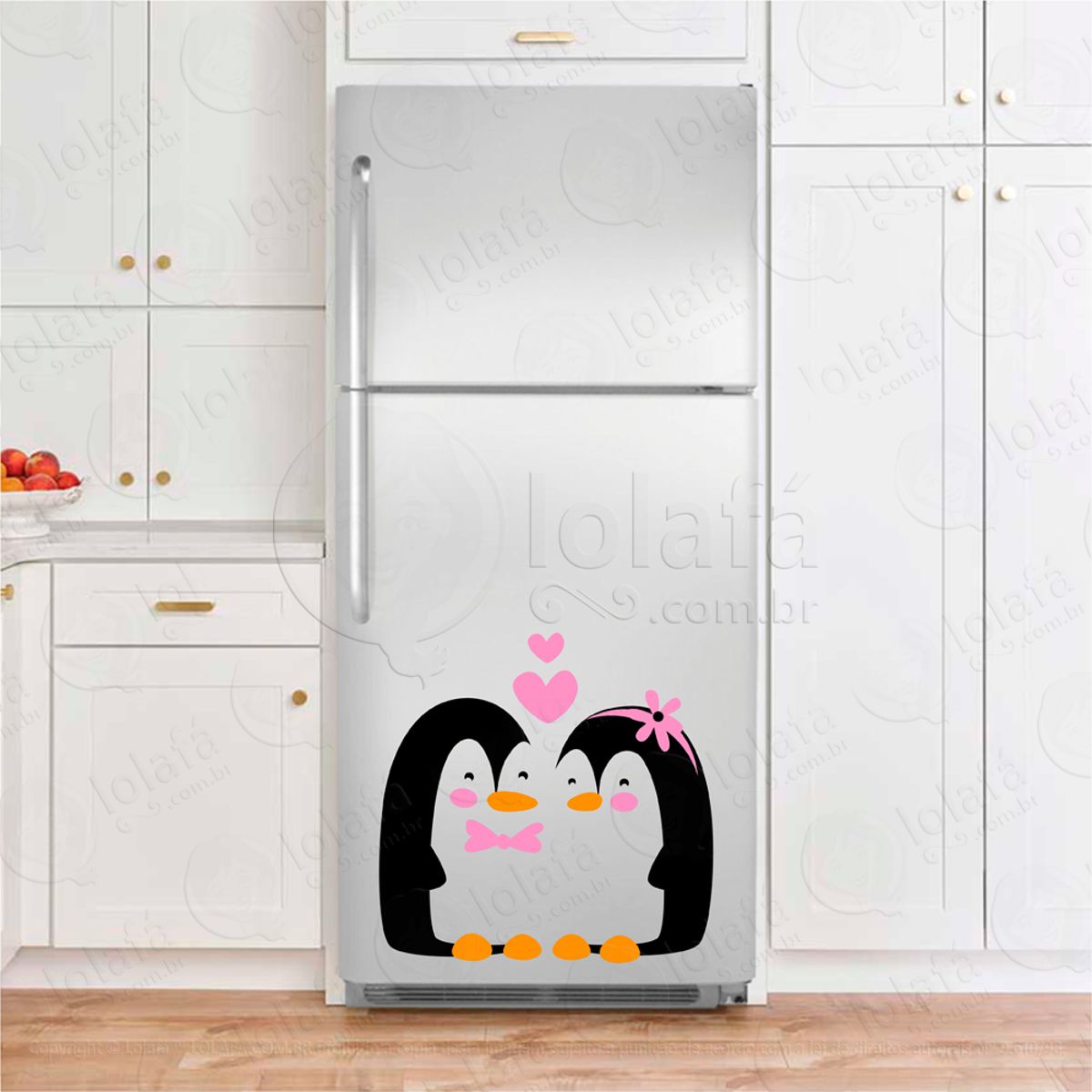 Pinguins Adesivos De Geladeira Mod:225