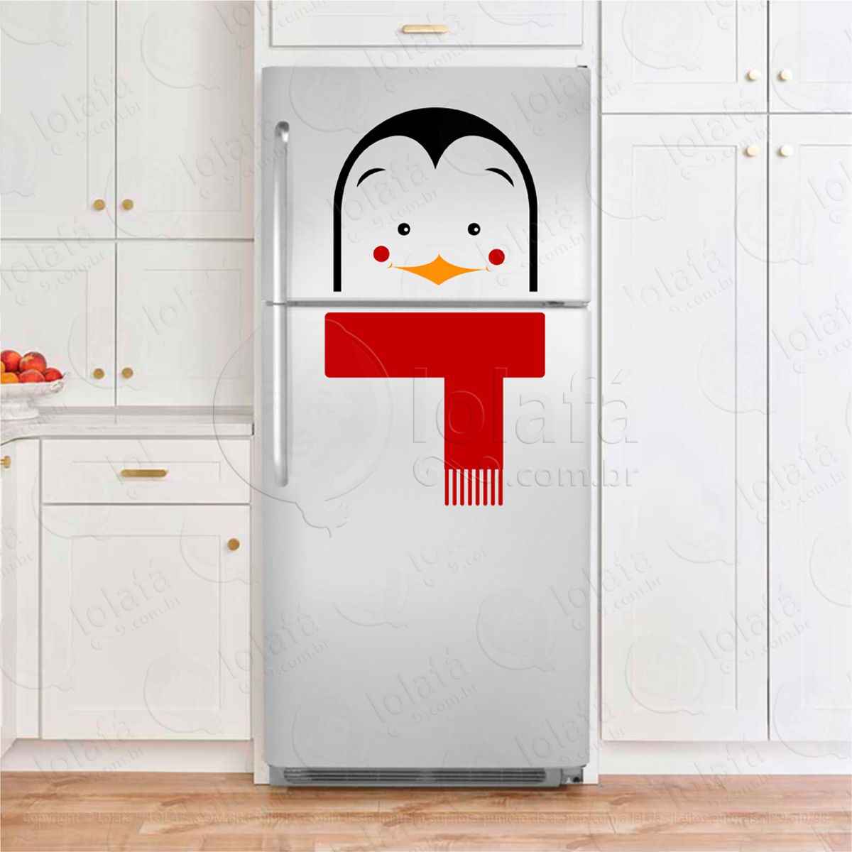 Rostinho Pinguim Adesivo De Geladeira Mod:234