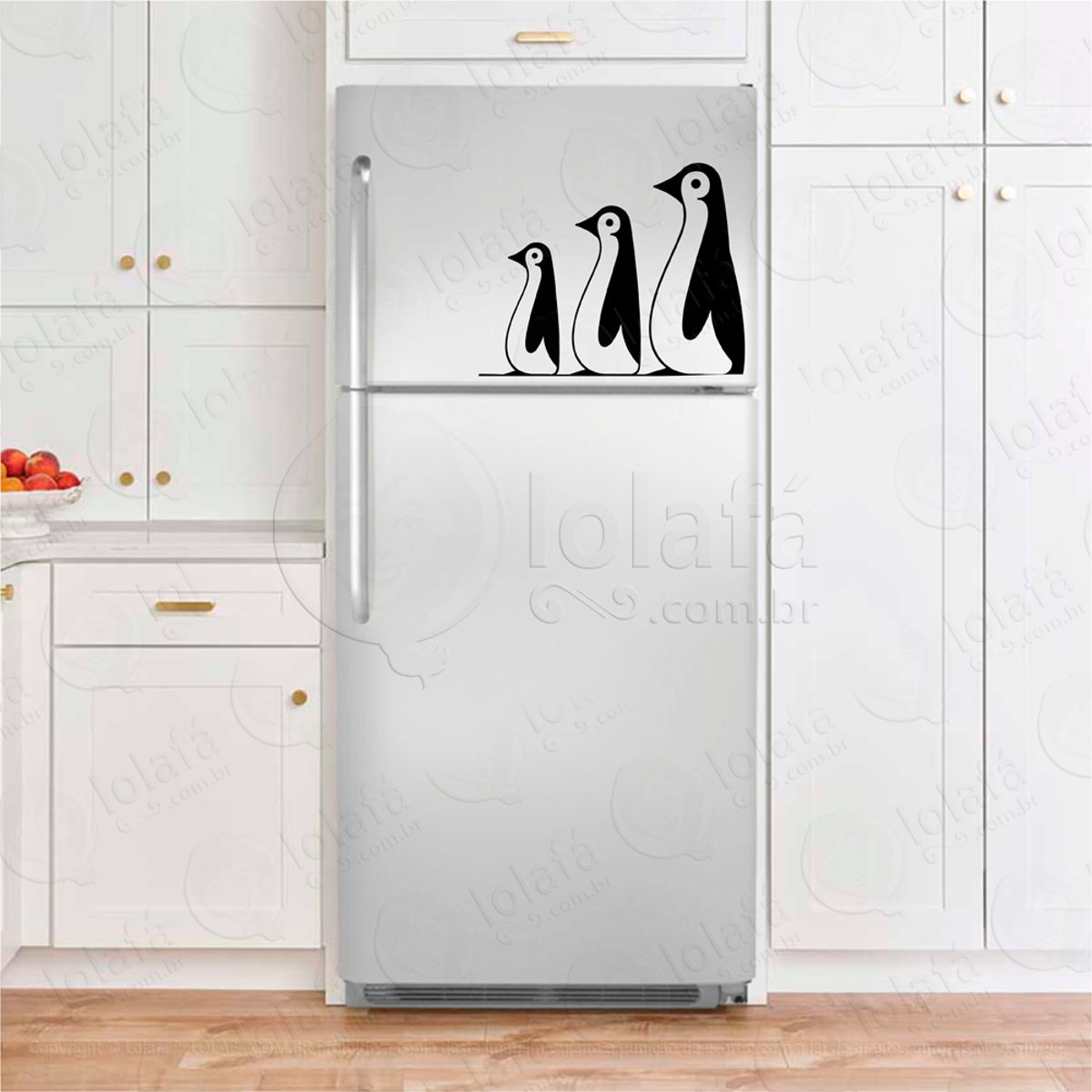 Pinguins Adesivo Geladeira Mod:247