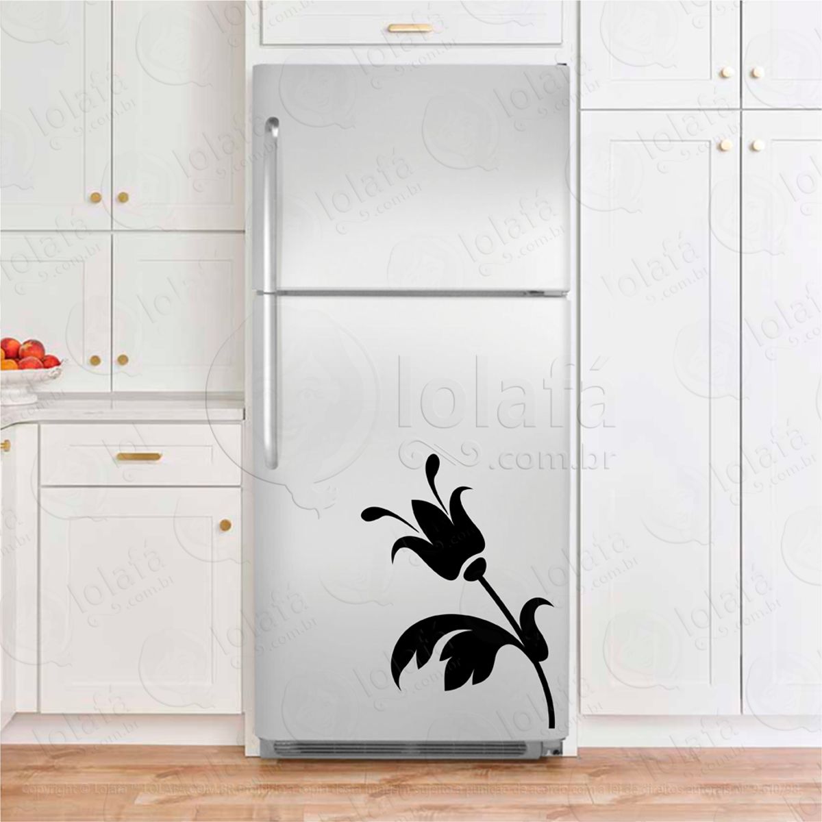 Flor Adesivos Geladeira Mod:248