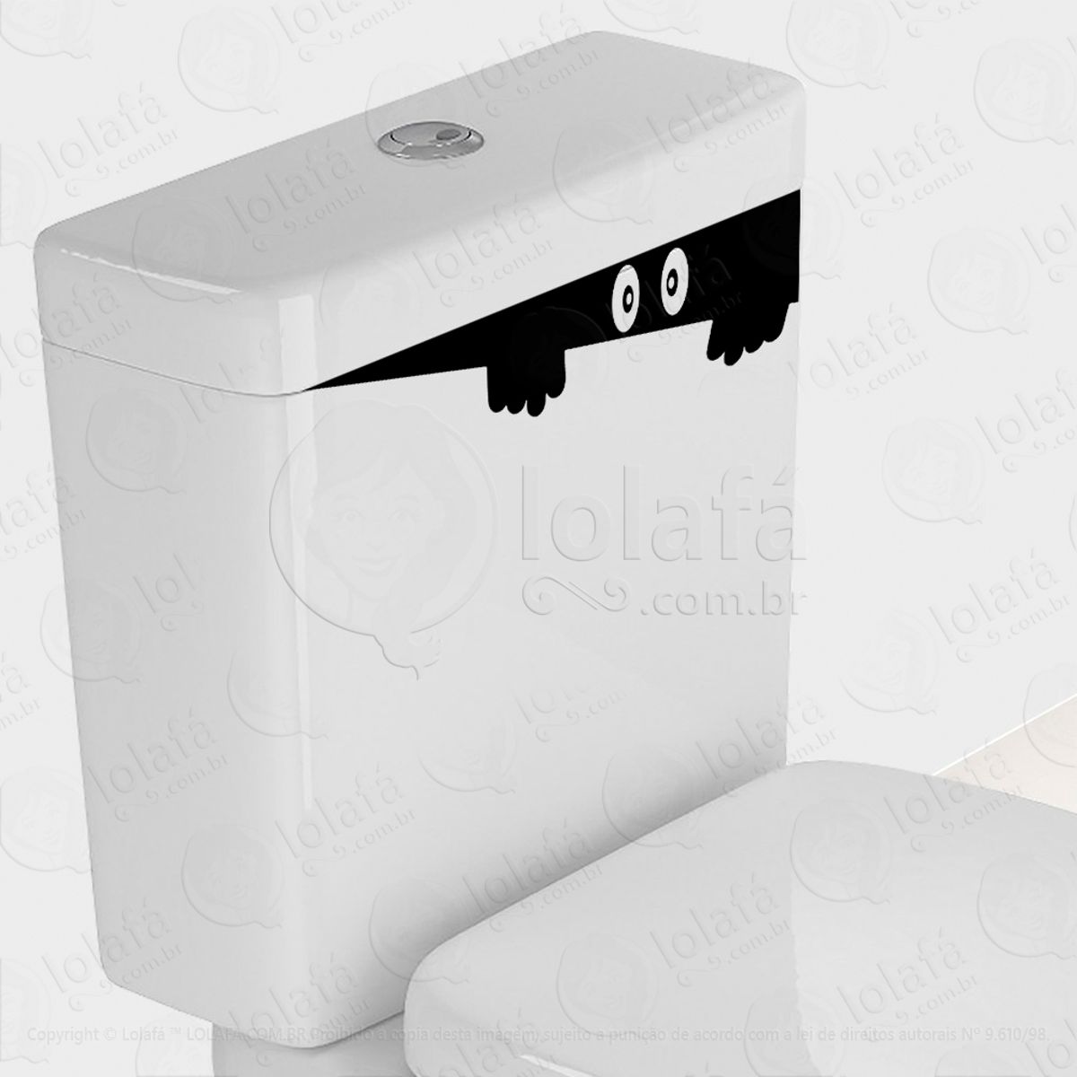 Olhos Adesivo para Vaso Sanitário e Privada Mod:3