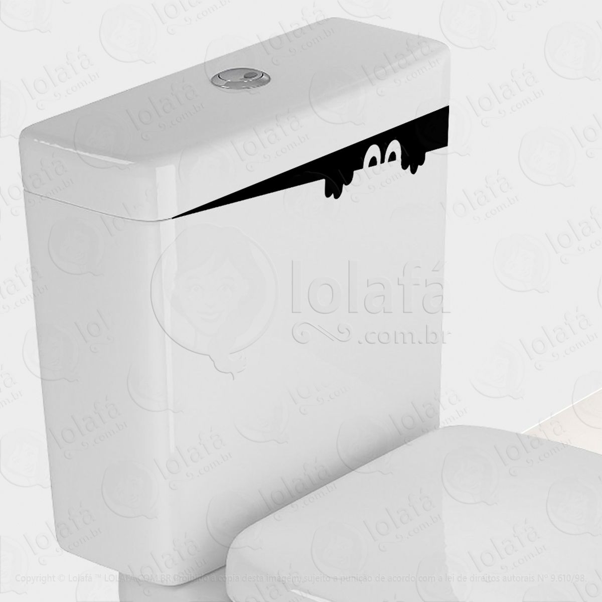 Olhos Adesivo para Vaso Sanitário e Privada Mod:4