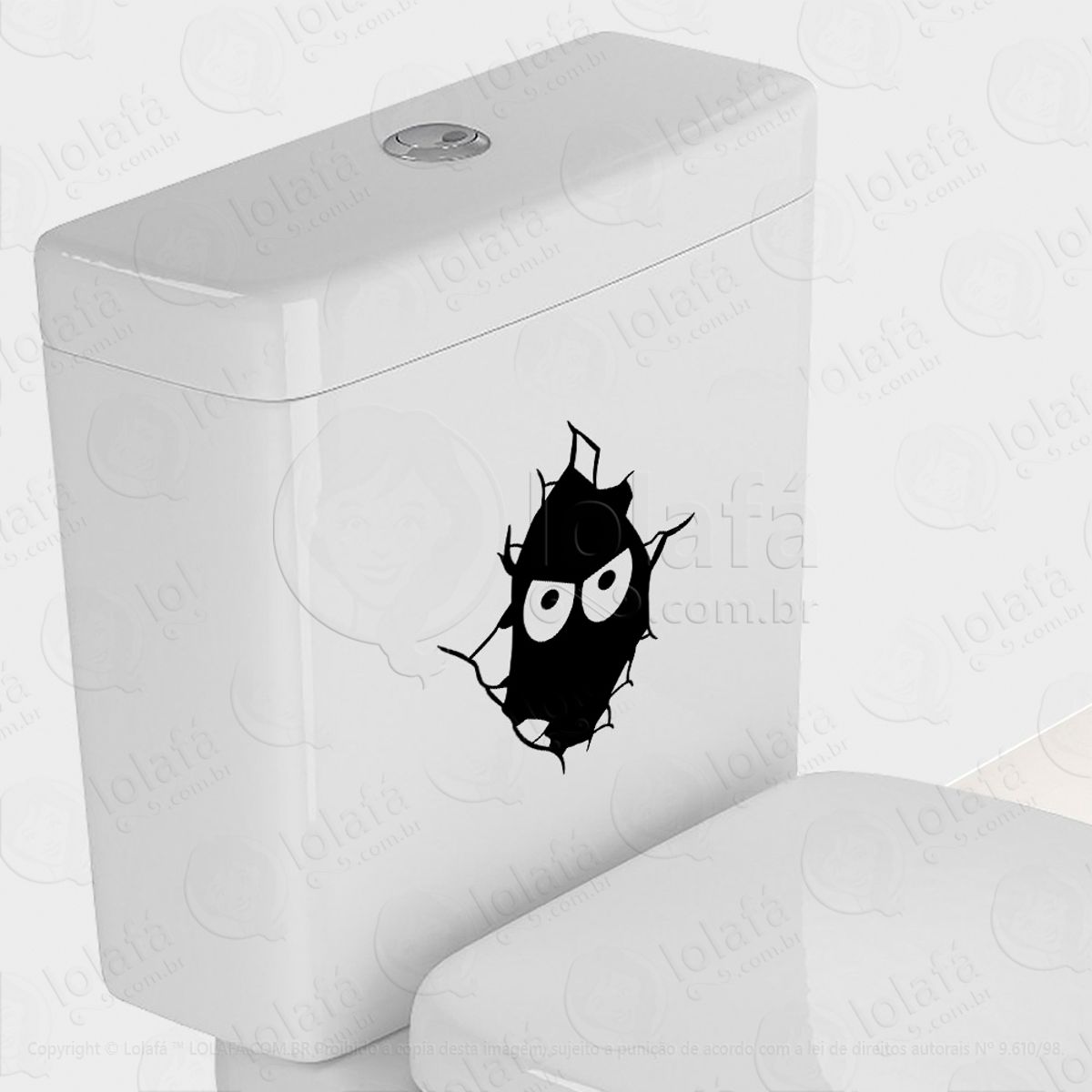 Olhos Adesivo para Vaso Sanitário e Privada Mod:7