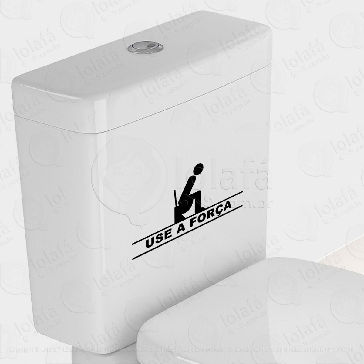 Use Adesivo para Vaso Sanitário e Privada Mod:8
