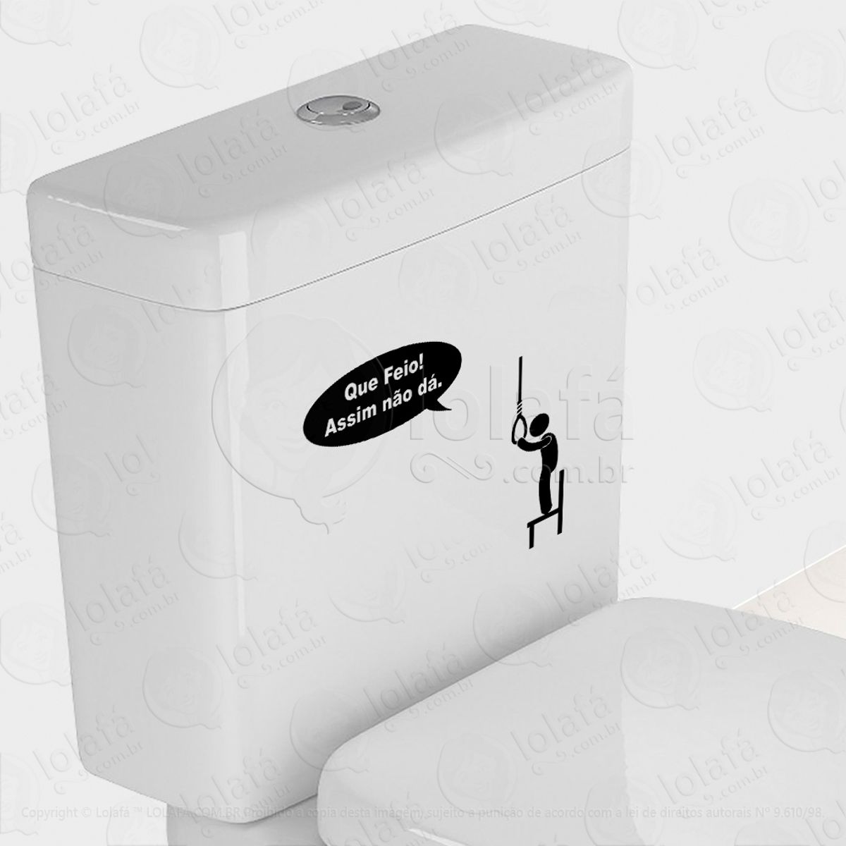 Que Adesivo para Vaso Sanitário e Privada Mod:10
