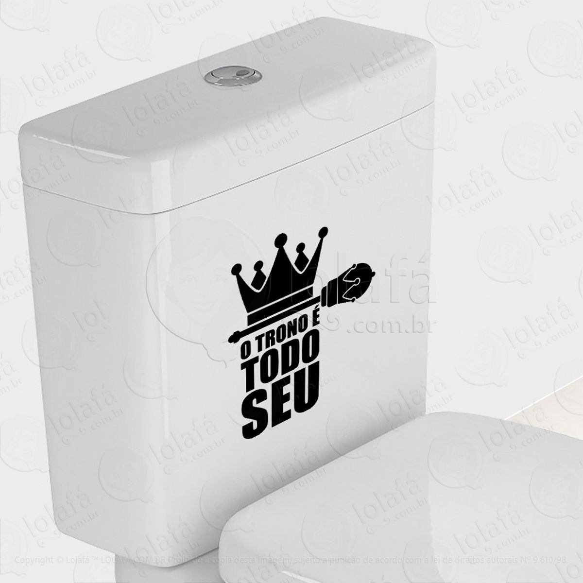 Trono Adesivo para Vaso Sanitário e Privada Mod:11