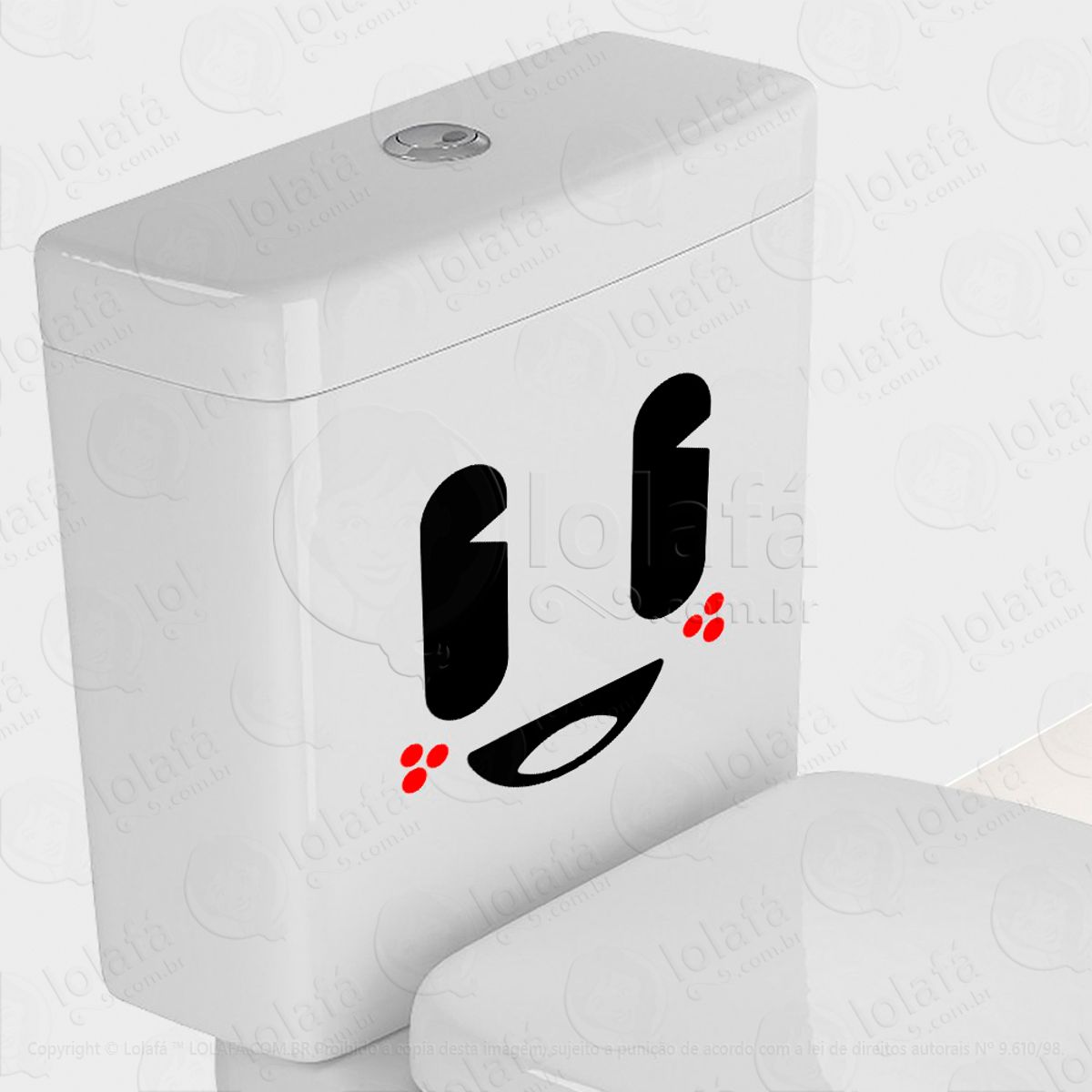 Carinha Adesivo para Vaso Sanitário e Privada Mod:18