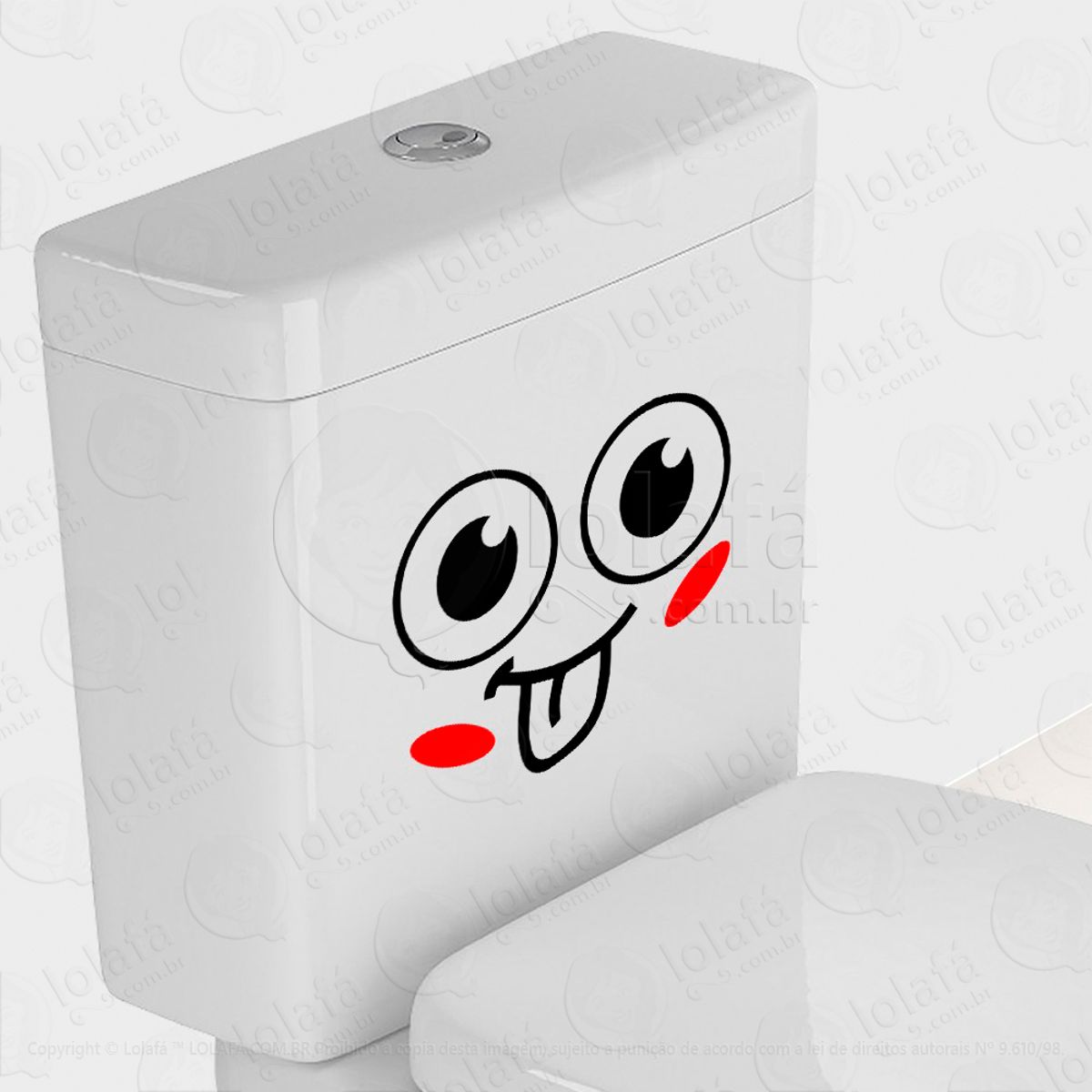 Rostinho Adesivo para Vaso Sanitário e Privada Mod:19