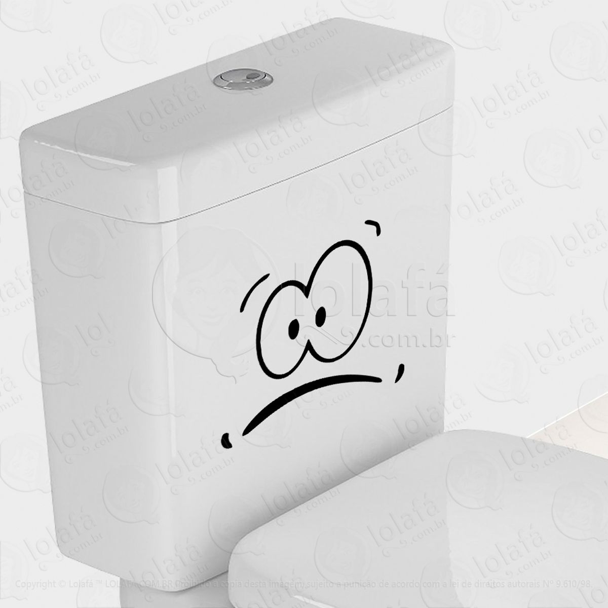 Rostinho Adesivo para Vaso Sanitário e Privada Mod:21
