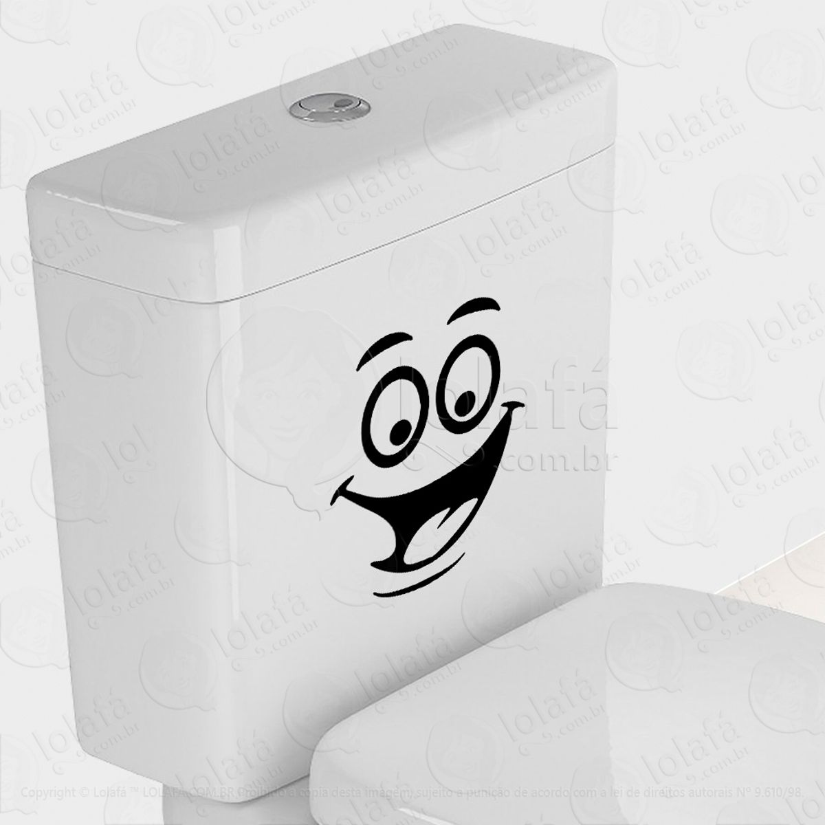 Rostinho Adesivo para Vaso Sanitário e Privada Mod:24