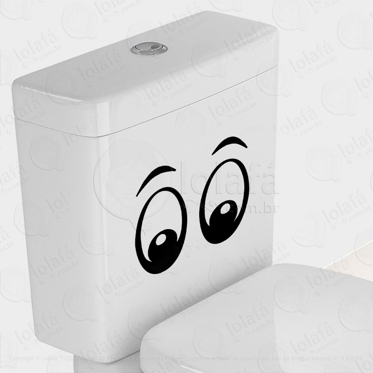 Olhos Adesivo para Vaso Sanitário e Privada Mod:28