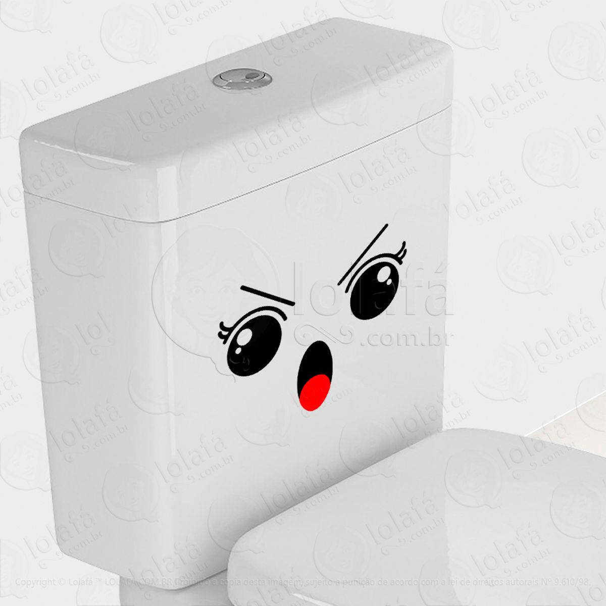 Rostinho Adesivo para Vaso Sanitário e Privada Mod:35