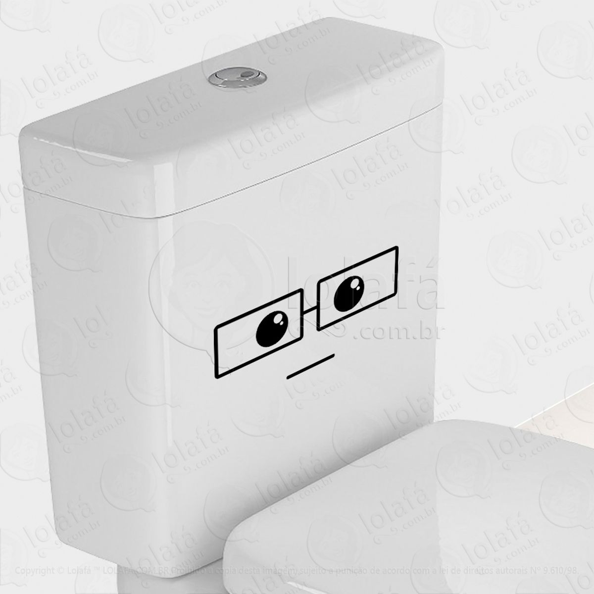 Rostinho Adesivo para Vaso Sanitário e Privada Mod:41