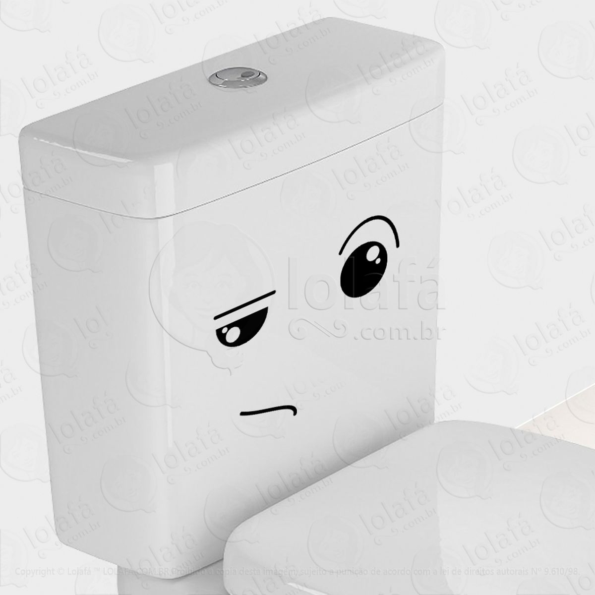 Rostinho Adesivo para Vaso Sanitário e Privada Mod:42