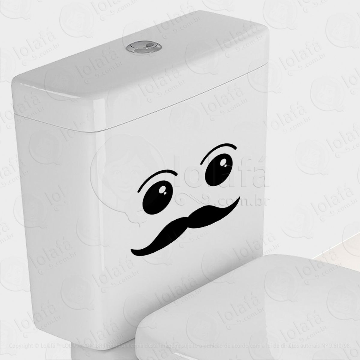 Rostinho Adesivo para Vaso Sanitário e Privada Mod:44