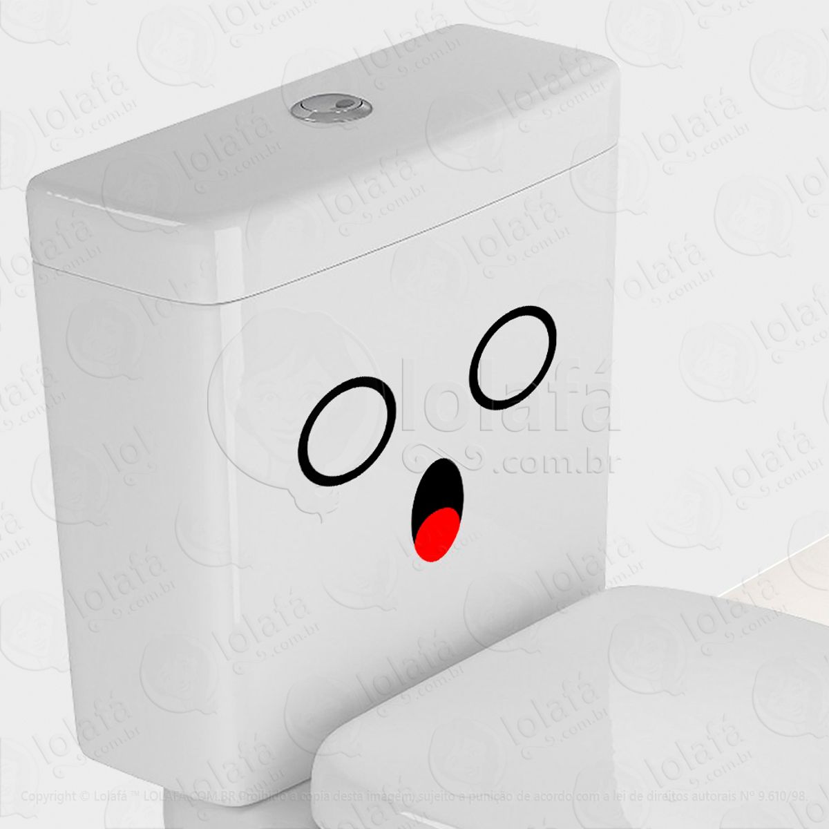 Rostinho Adesivo para Vaso Sanitário e Privada Mod:45