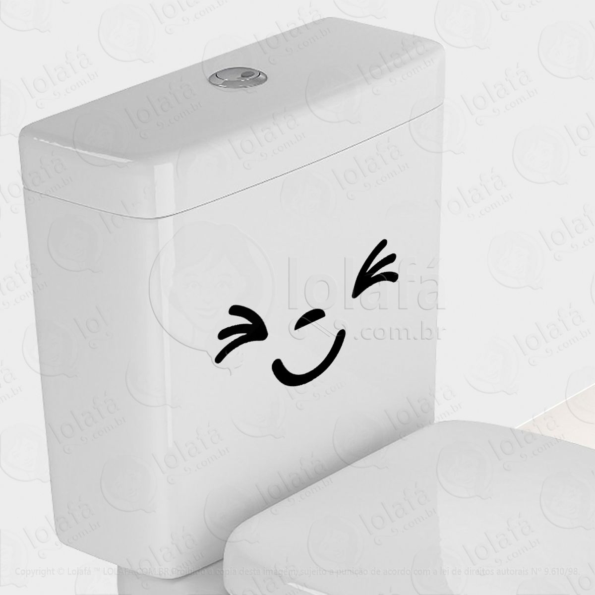 Rostinho Adesivo para Vaso Sanitário e Privada Mod:46