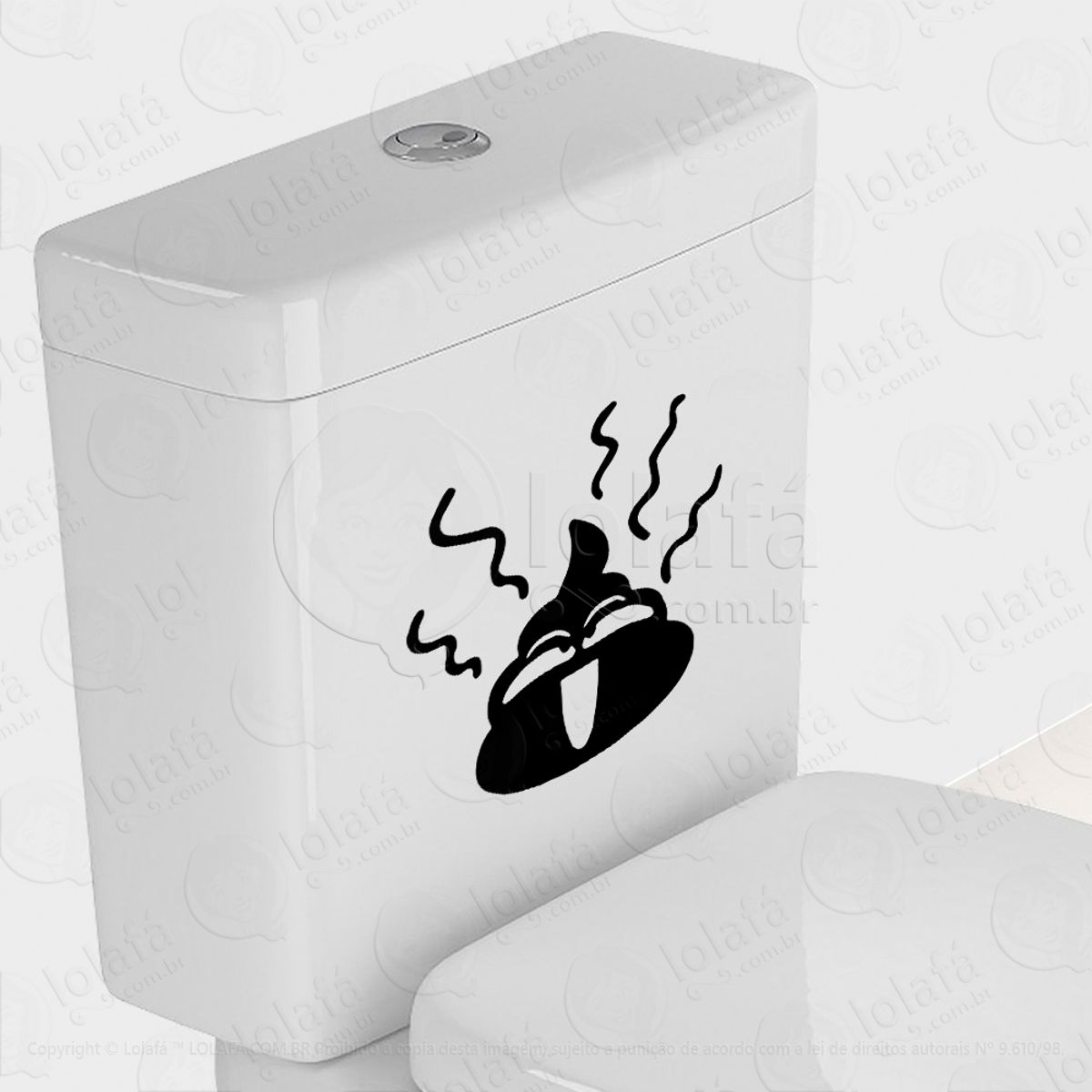 Caquinha Adesivo para Vaso Sanitário e Privada Mod:50