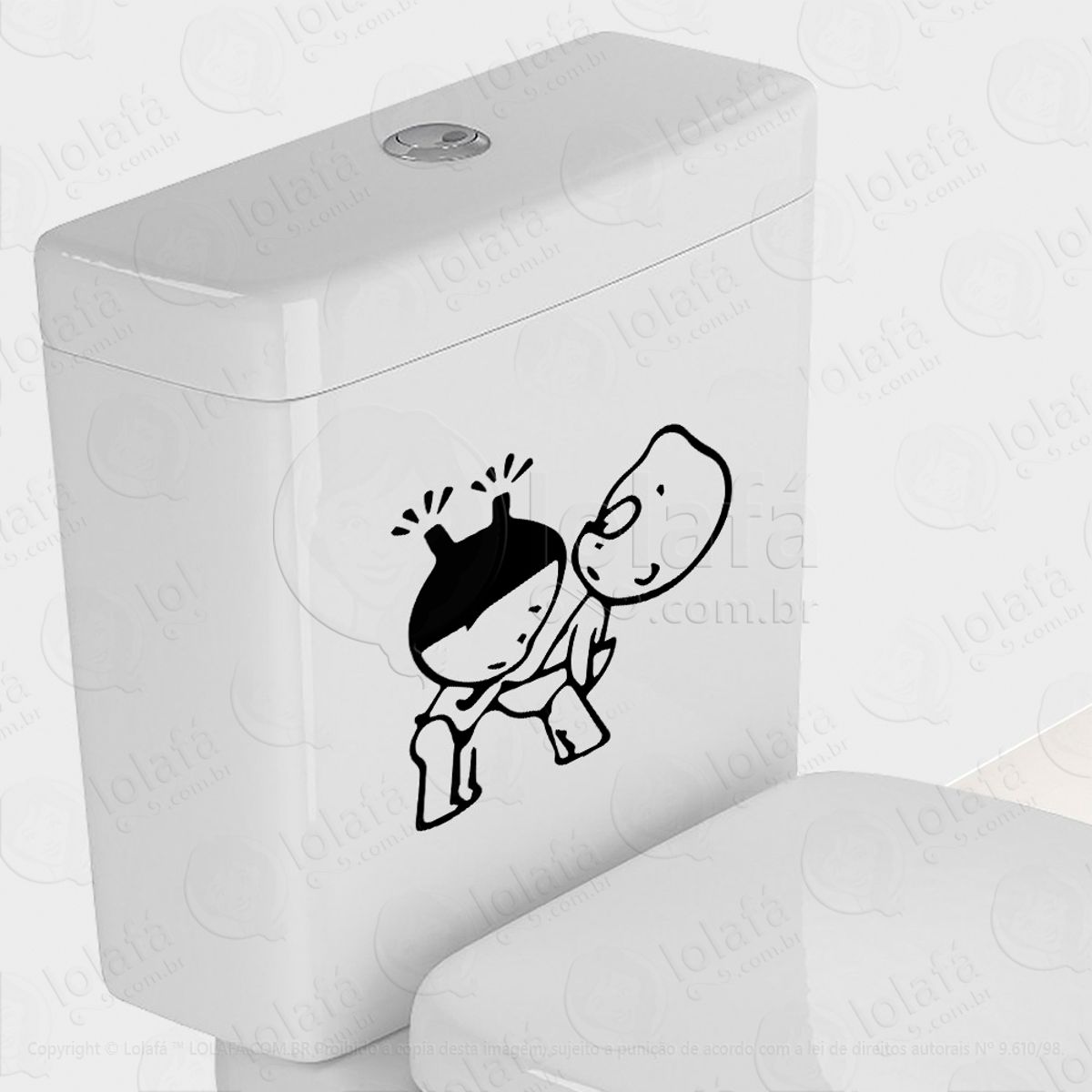 Crianças Adesivo para Vaso Sanitário e Privada Mod:60