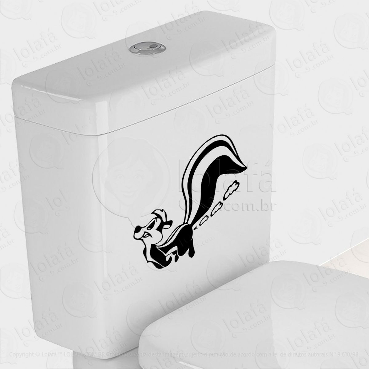 Gambá Adesivo para Vaso Sanitário e Privada Mod:73