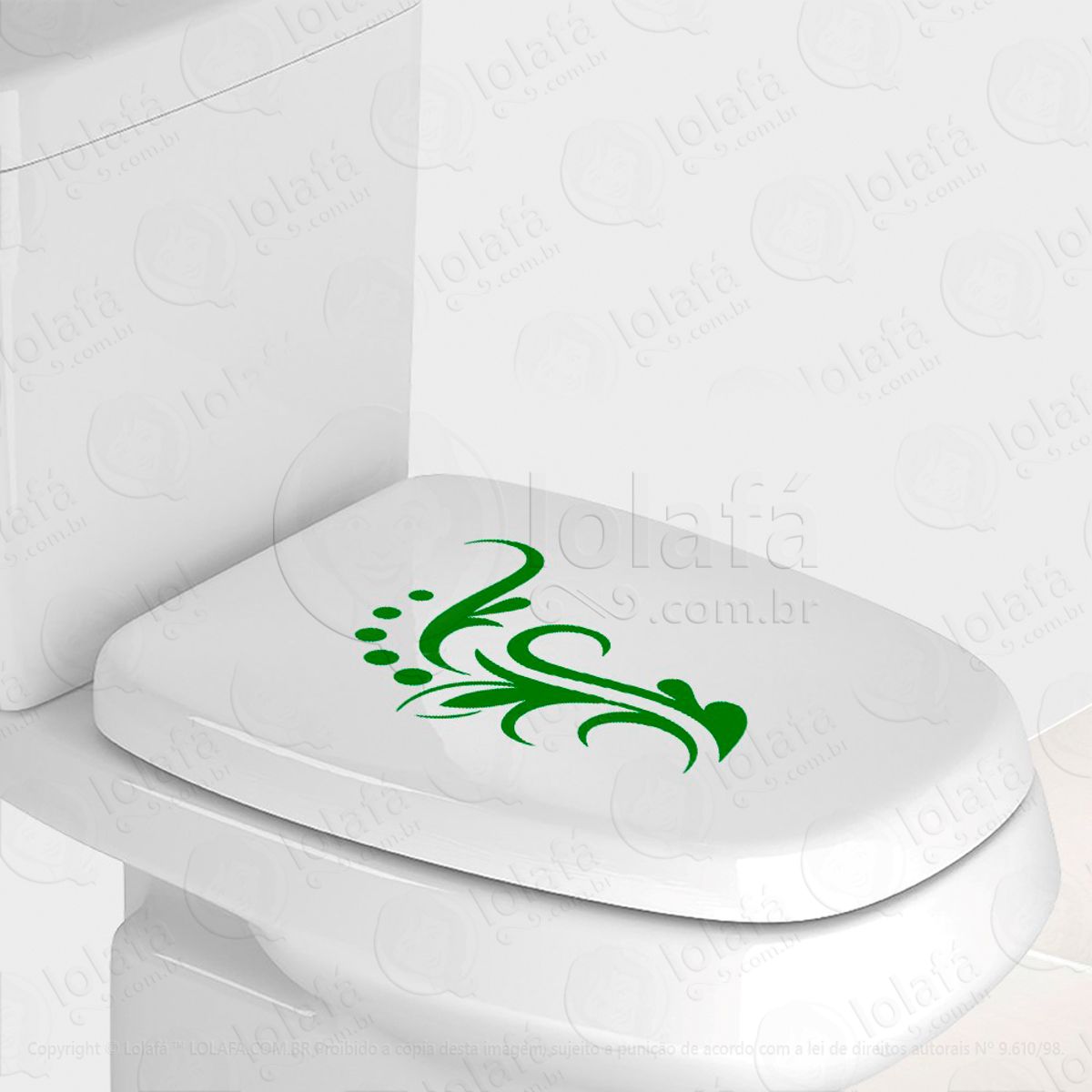 Flor Adesivo para Vaso Sanitário e Privada Mod:77