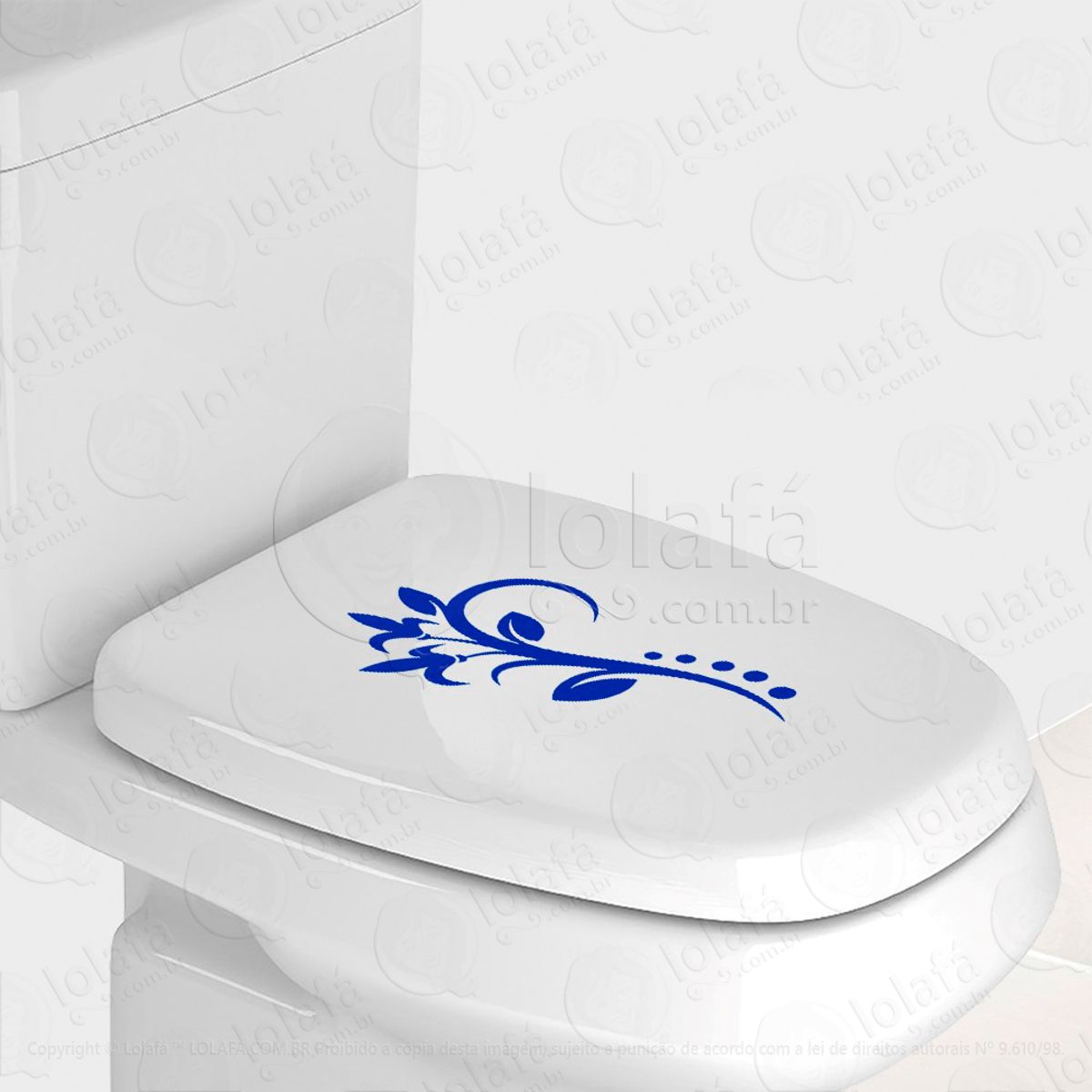 Flor Adesivo para Vaso Sanitário e Privada Mod:78