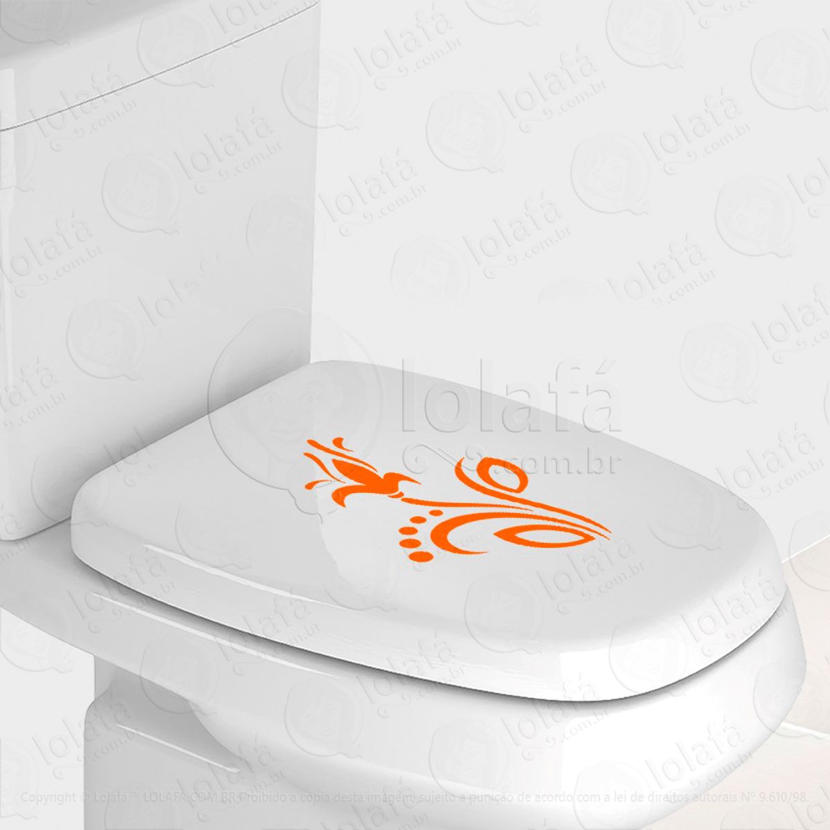 Flor Adesivo para Vaso Sanitário e Privada Mod:80