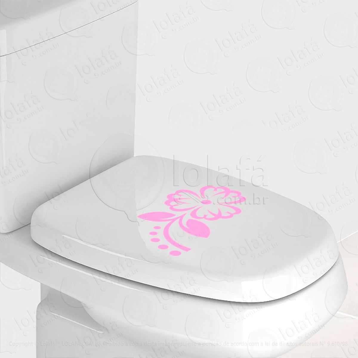 Flor Adesivo para Vaso Sanitário e Privada Mod:84